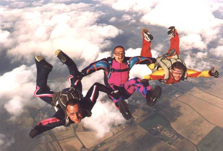 skydiving